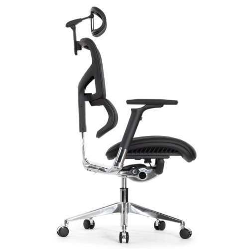 Ортопедическое кресло Falto Leather Premium Черное