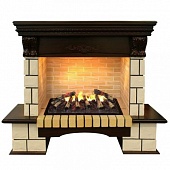 Каминокомплект Real Flame Stone Lux (античный дуб)+3D Cassette 630