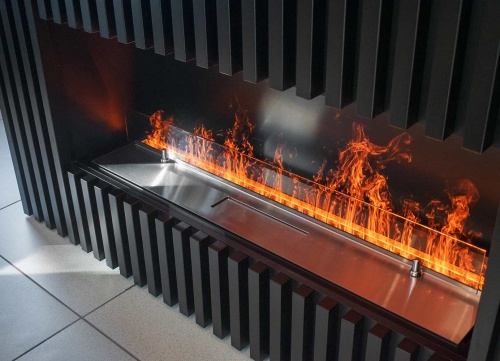 Электроочаг Schönes Feuer 3D FireLine 600 со стальной крышкой в Балашихе