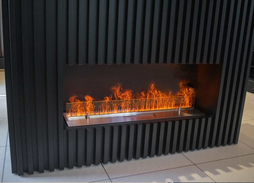 Электроочаг Schönes Feuer 3D FireLine 800 со стальной крышкой в Балашихе