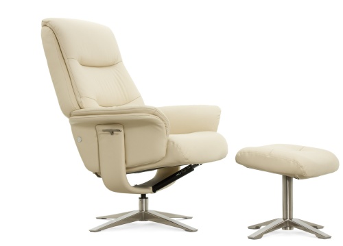 Кресло-реклайнер Falto Boss натуральная кожа